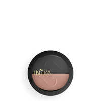 Pressed Mineral Eye Shadow Duo (Black Sand) | INIKA Organic | 01