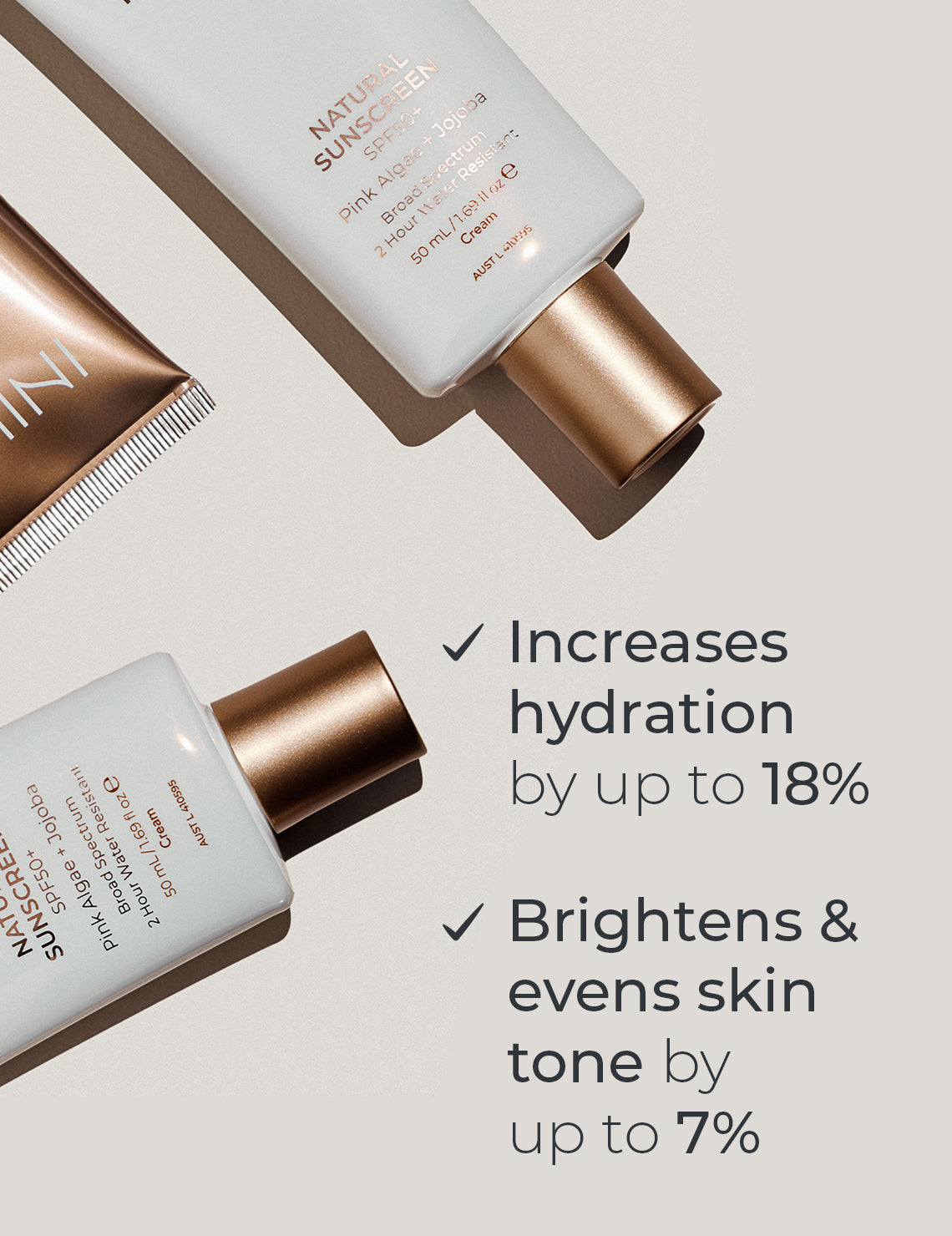 INIKA Organic Tinted Sunscreen Clinical Results infographic 02